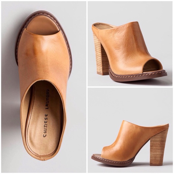 chinese laundry black mules